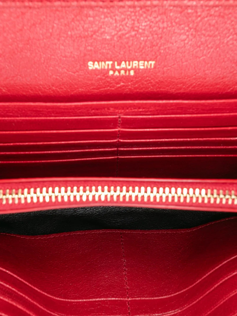 Saint Laurent Pre Owned 2019 Quilted Lambskin Becky Wallet On Chain Shoulder Bag