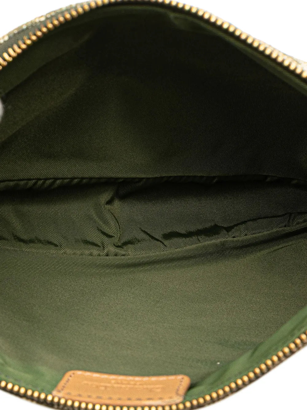 Christian Dior Pre Owned 2001 Mini Diorissimo Canvas Saddle Pochette Shoulder Bag
