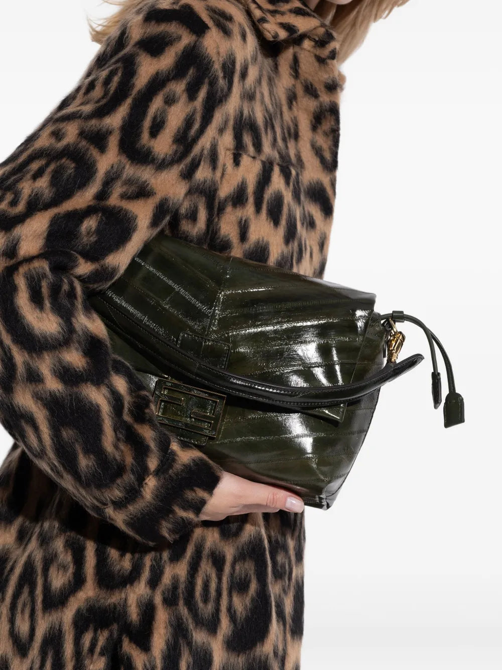 Fendi Chevron Shoulder Bag