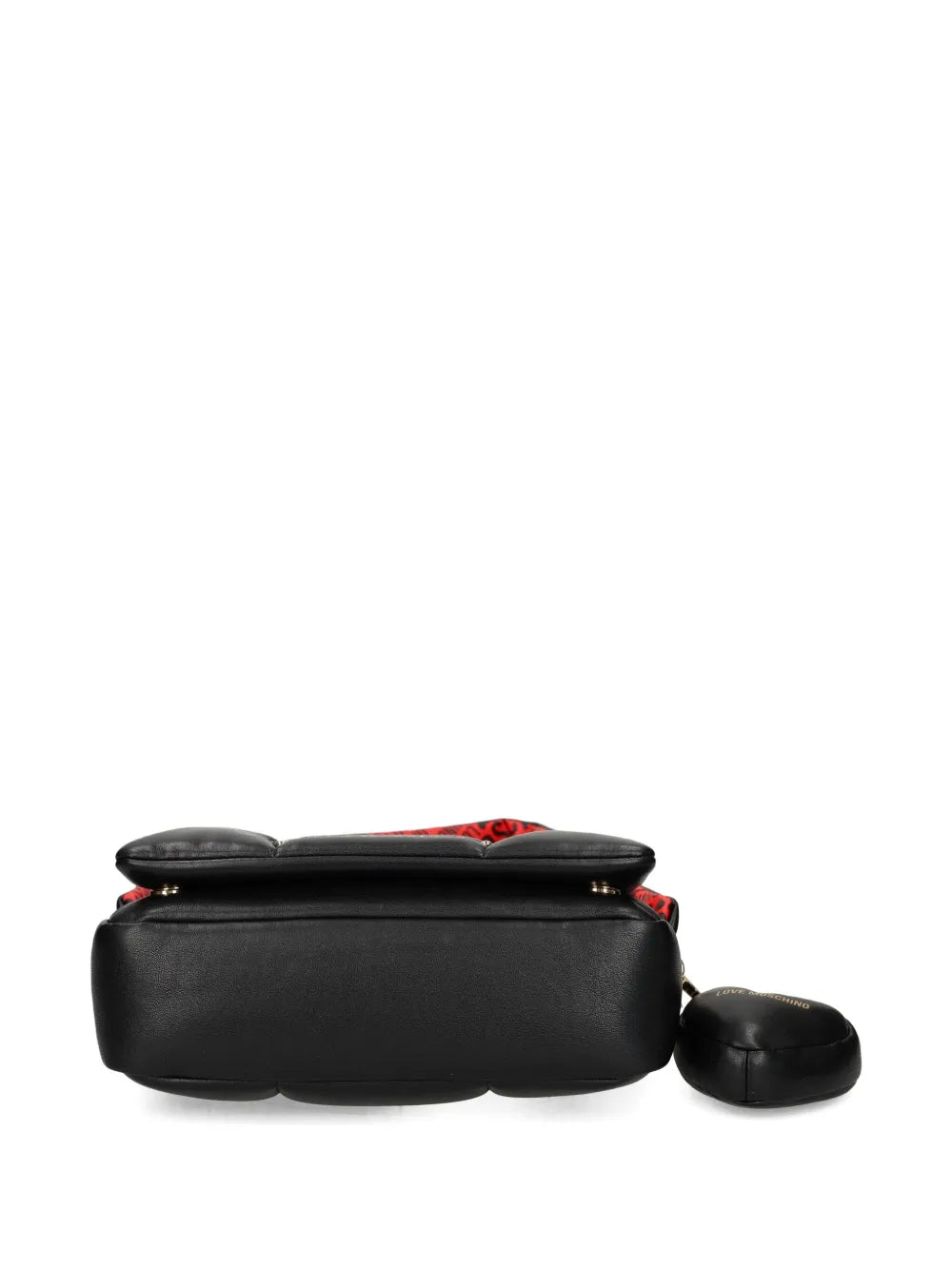 Love Moschino Padded Heart Charm Shoulder Bag
