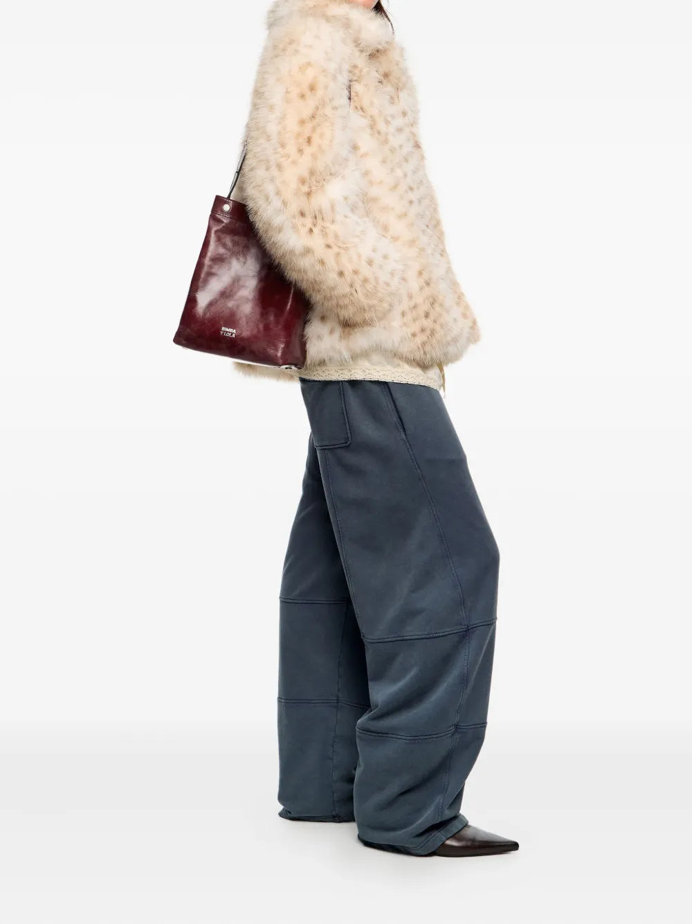 Bimba Y Lola Carlino Studded Shoulder Bag