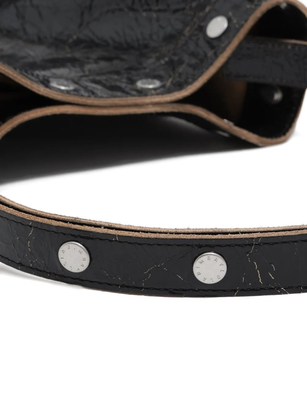 Bimba Y Lola Carlino Studded Leather Shoulder Bag