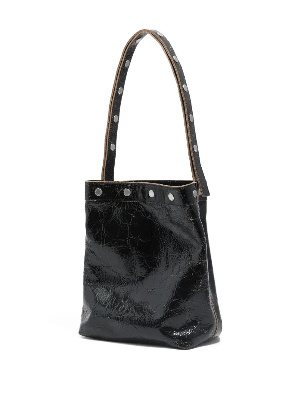 Bimba Y Lola Carlino Studded Leather Shoulder Bag