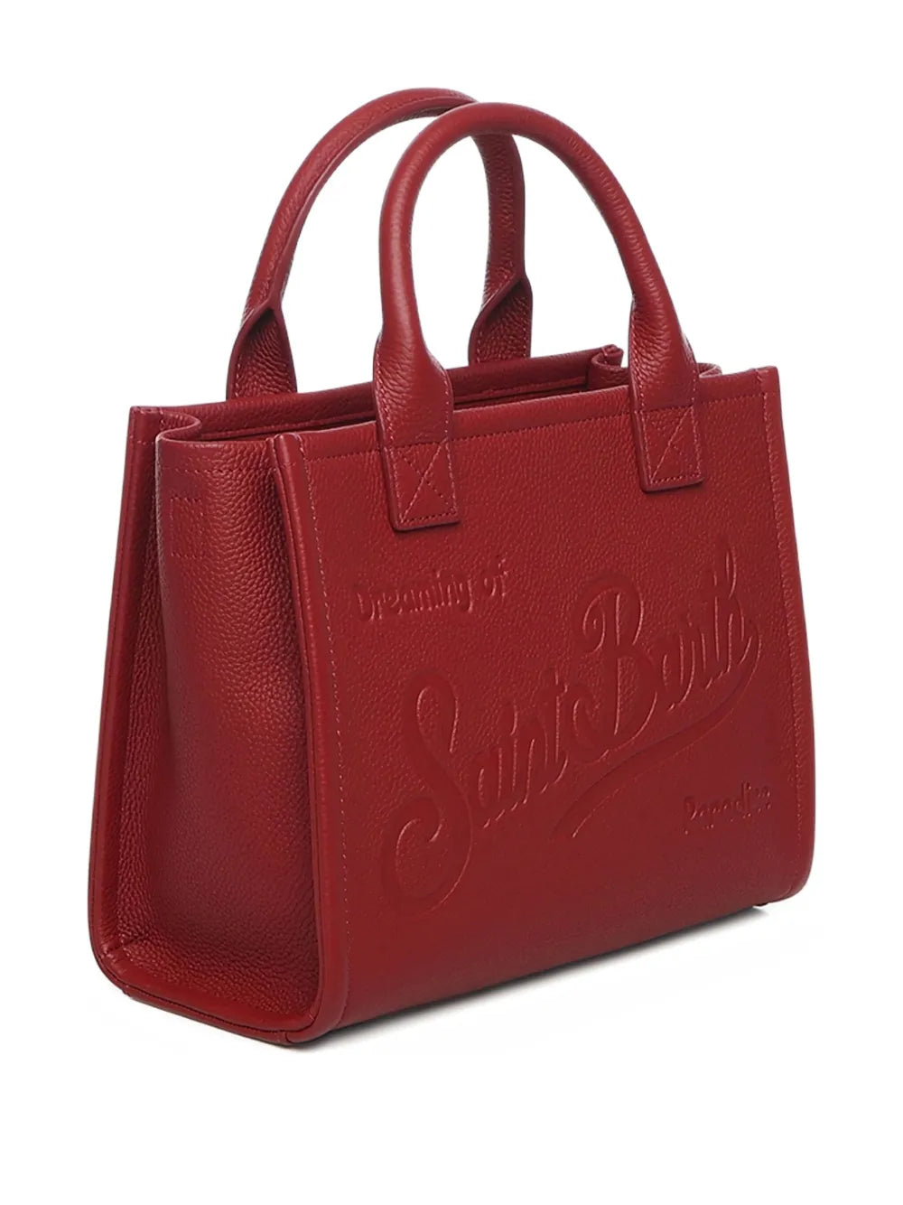 Mc2 Saint Barth Midi Vanity Embossed Leather Tote Bag