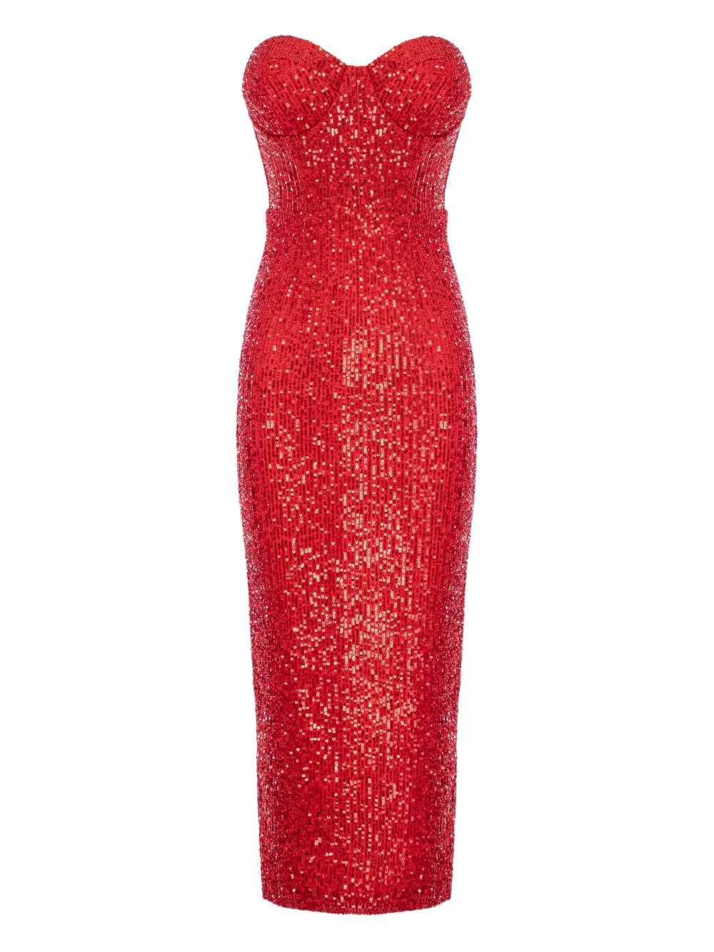 Cuanna Karlie Sequin Embellishment Midi Dress