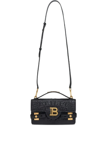 Balmain B Buzz Logo Plaque Shoulder Bag