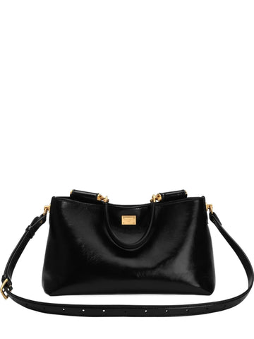 Dolce Gabbana Vittoria Leather Tote Bag