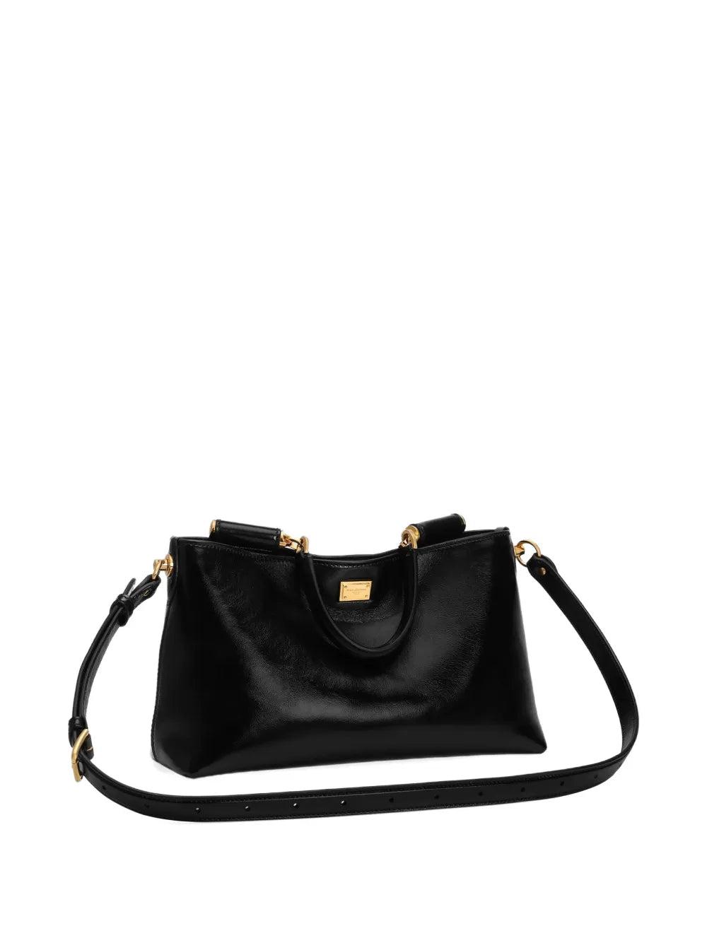Dolce Gabbana Vittoria Leather Tote Bag