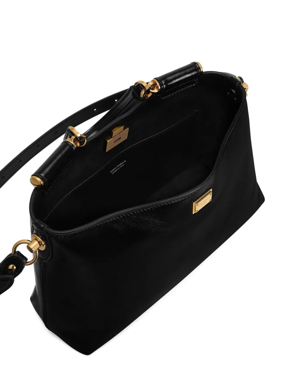 Dolce Gabbana Vittoria Leather Tote Bag