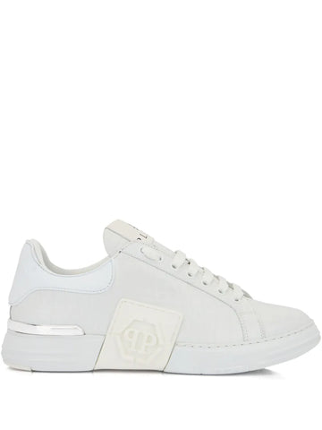 Philipp Plein Phantom Kick$ Logo-Embossed Low-Top