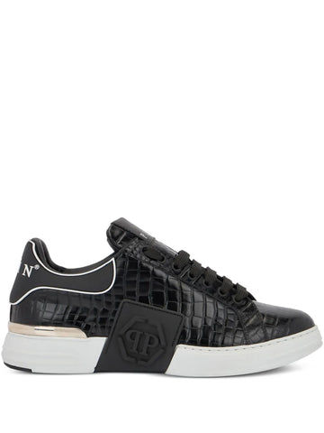 Philipp Plein Phantom Kick$ Cocco Embossed Low-Top