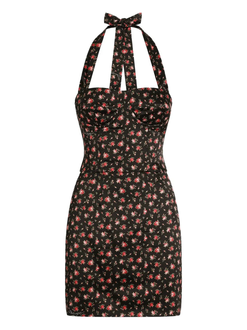 Dolce Gabbana Floral Print Mini Dress