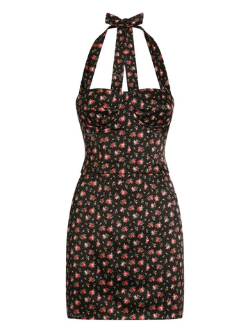 Dolce Gabbana Floral Print Mini Dress