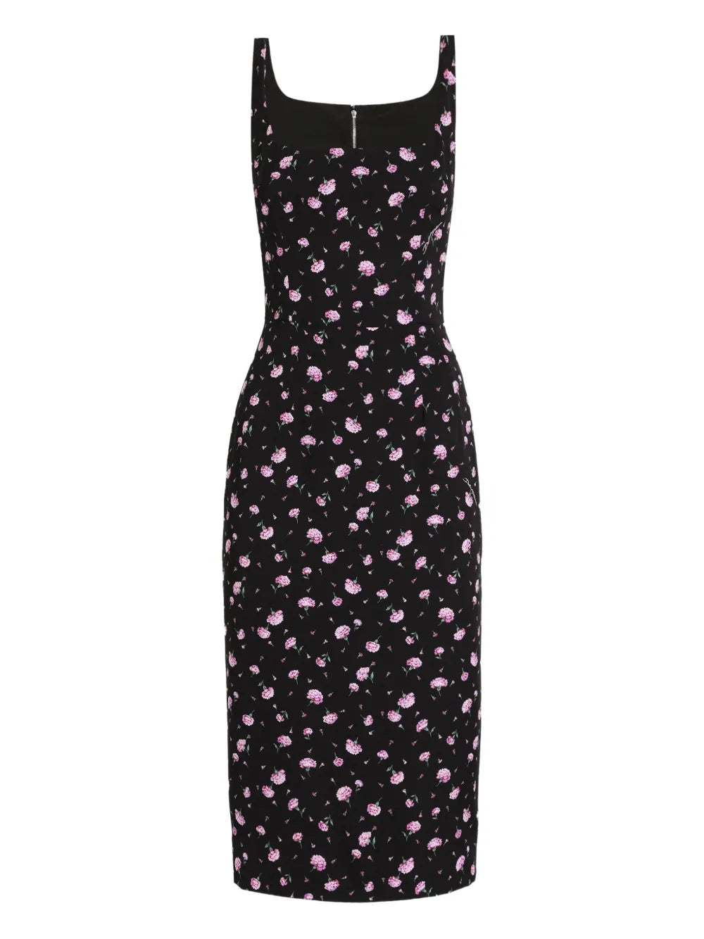Dolce Gabbana Floral Print Midi Dress