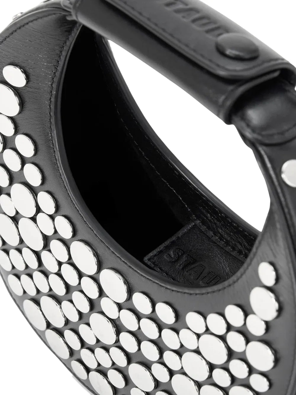 Staud Goodnight Moon Studded Shoulder Bag