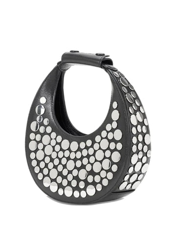 Staud Goodnight Moon Studded Shoulder Bag