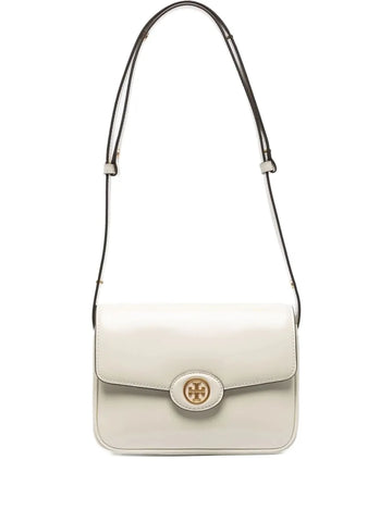 Tory Burch Robinson Spazzolato Adjustable Strap Shoulder Bag