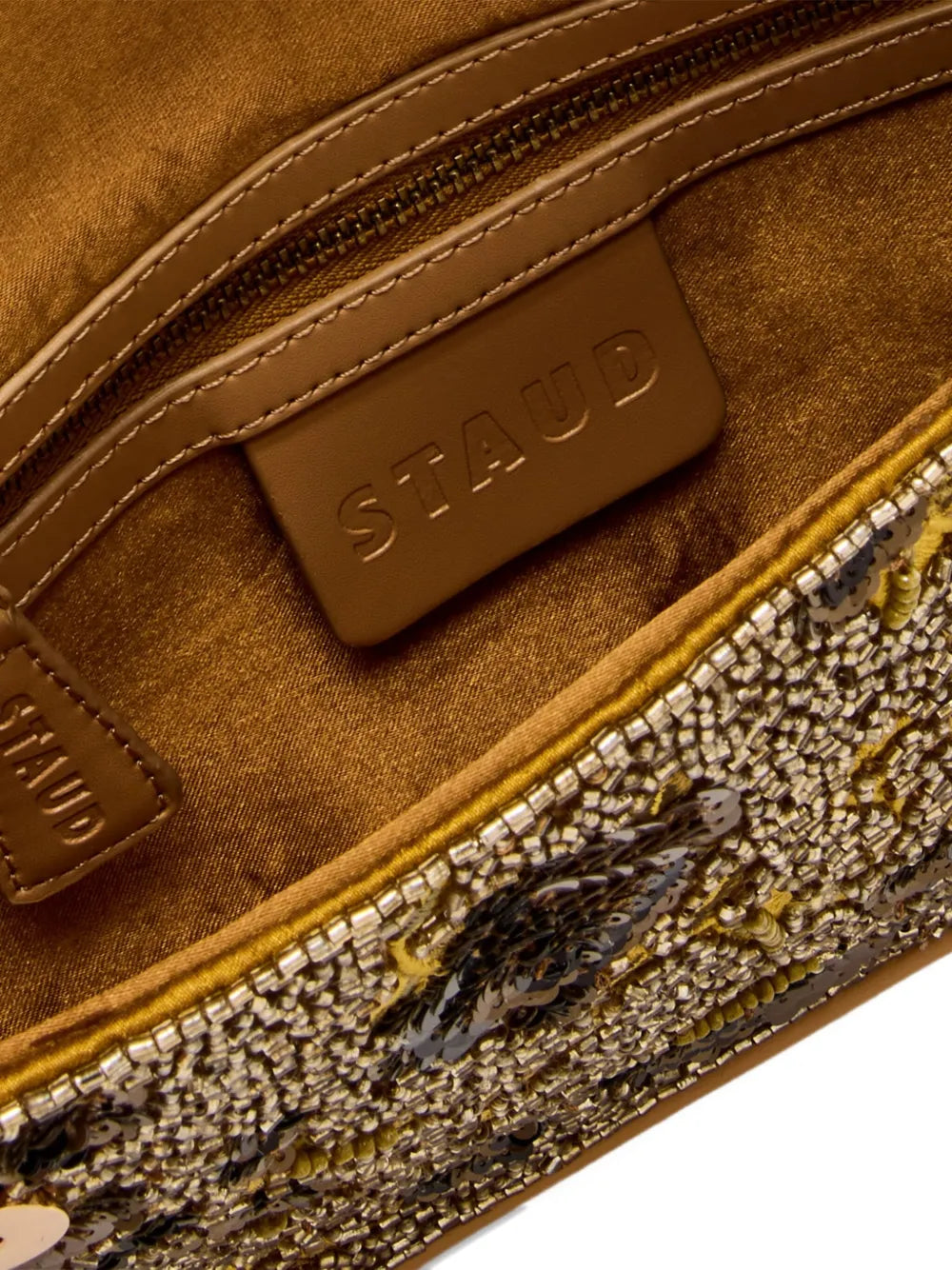 Staud Tommy Beaded Shoulder Bag