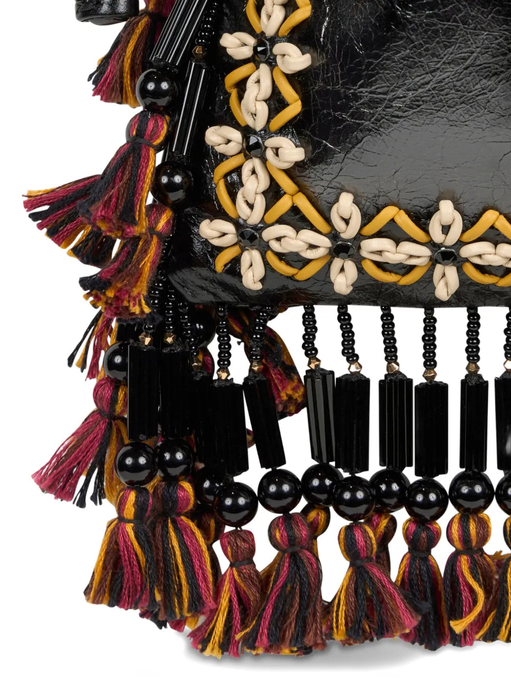 Etro Kalispera Fringing Leather Small Shoulder Bag