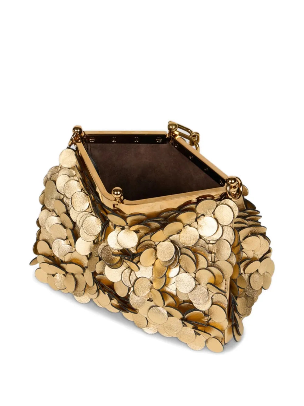 Etro Vela Laminated Sequin Small Shoulder Bag