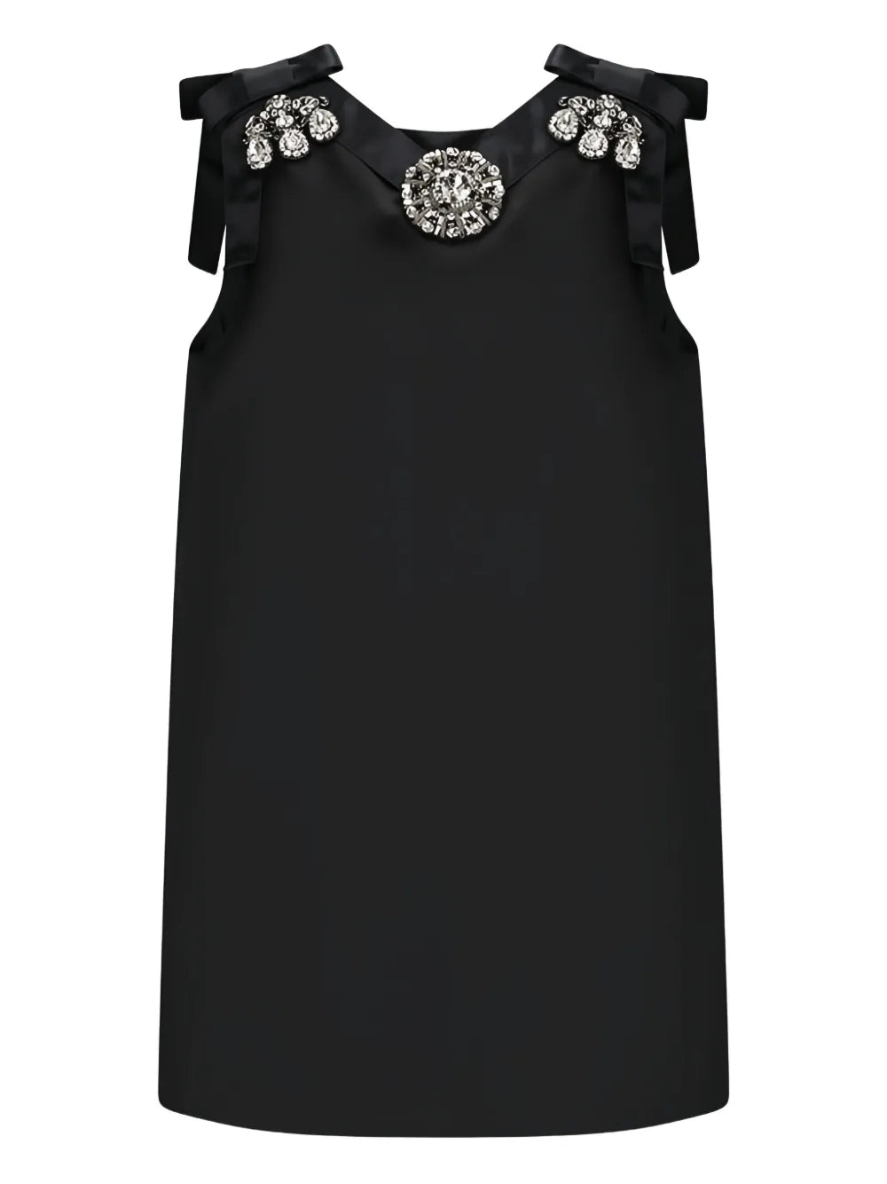 Dolce Gabbana Crystal Embellishment Mini Dress
