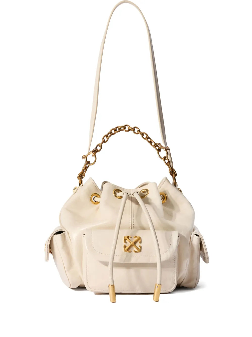 Off White Dumbob Bucket Bag