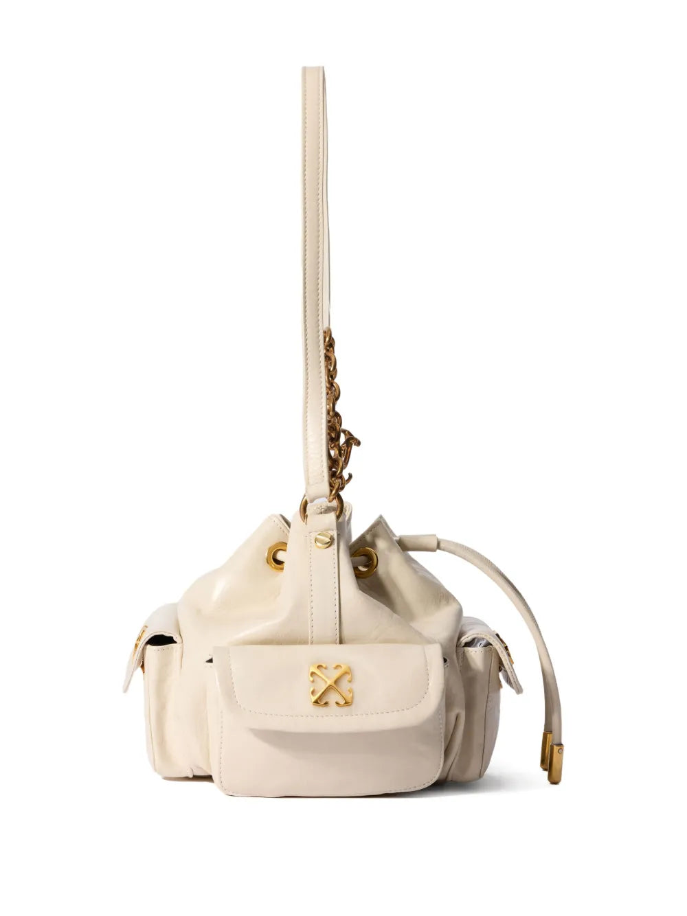 Off White Dumbob Bucket Bag