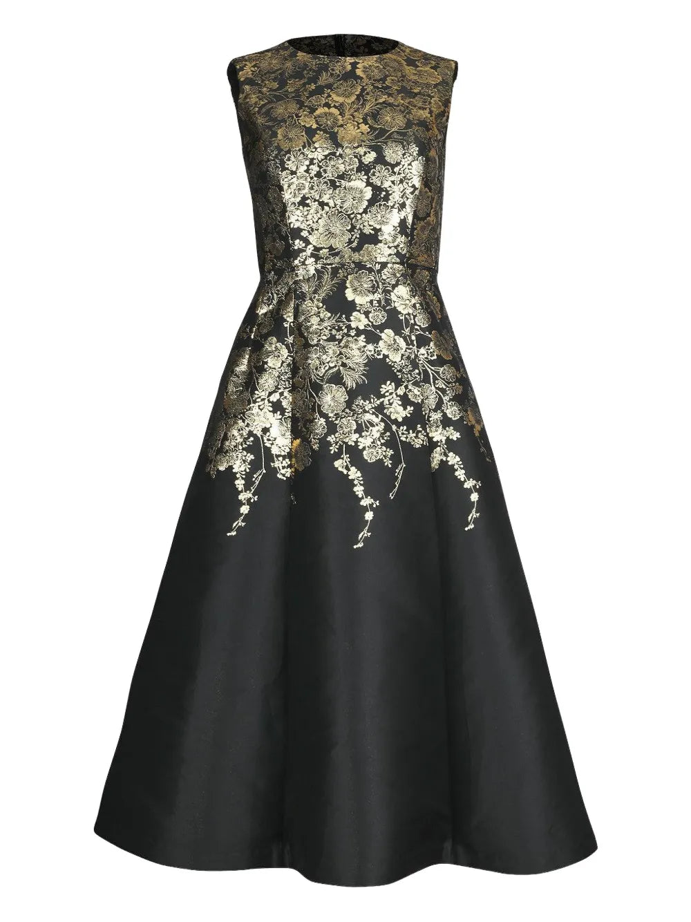 Adam Lippes Eloise Floral Embellished Midi Dress