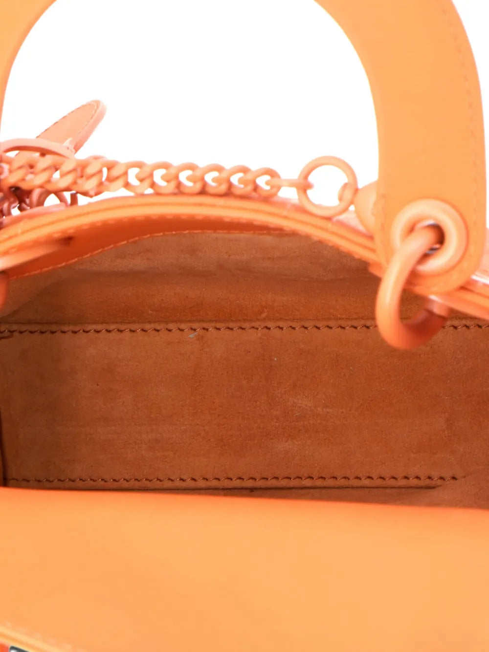 Christian Dior Pre Owned Ultra Matte Lady Dior Chain Bag Cannage Quilt Calfskin Mini Shoulder Bag