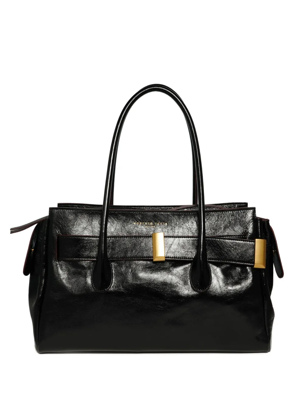 Roberto Festa Large Emeralda Buckle Detail Shoulder Bag
