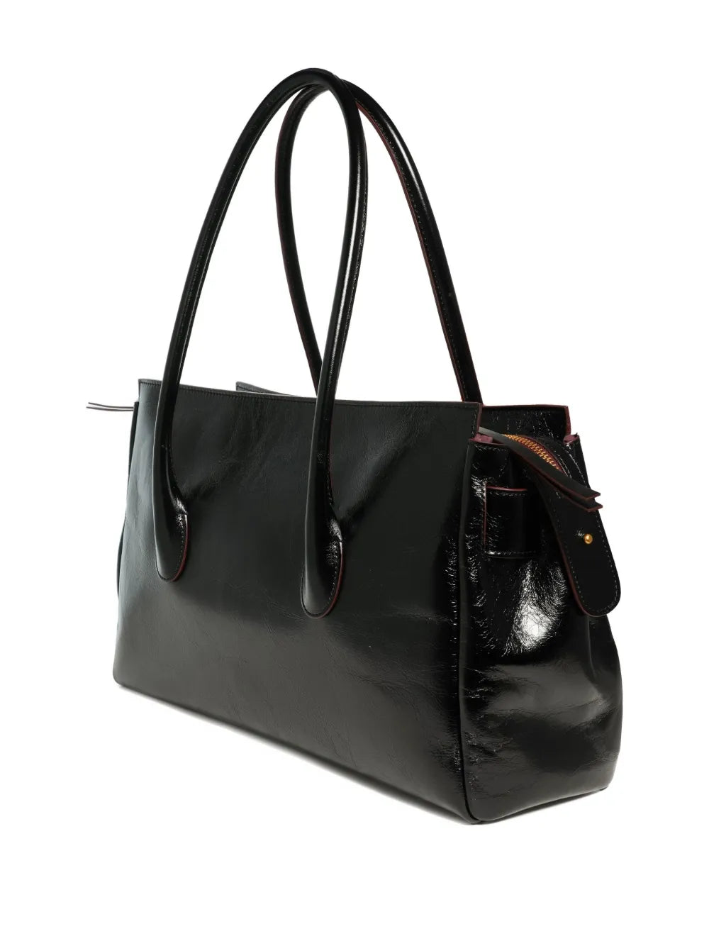 Roberto Festa Large Emeralda Buckle Detail Shoulder Bag