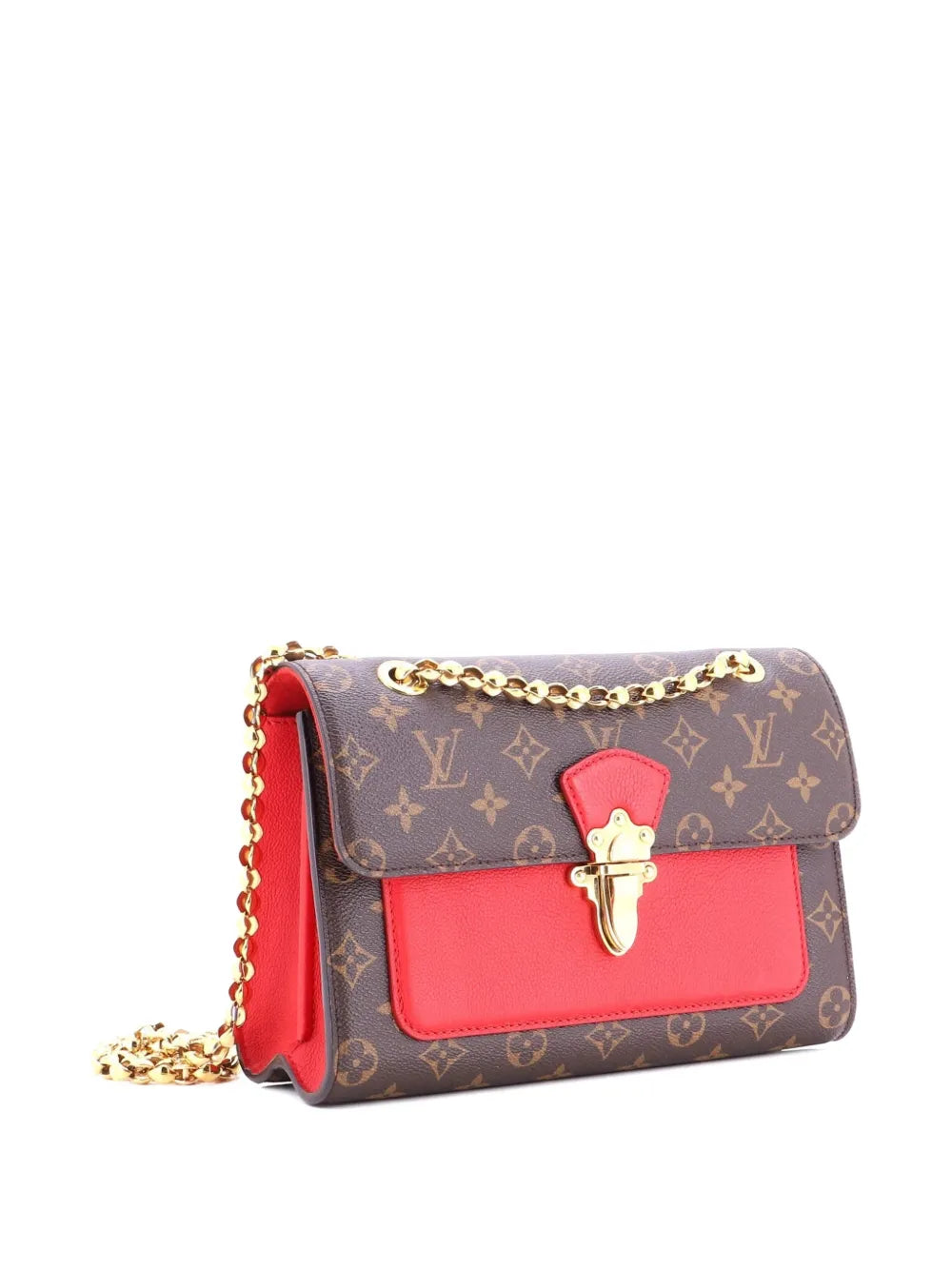 Louis Vuitton Pre Owned Victoire Handbag Monogram Canvas And Leather Shoulder Bag