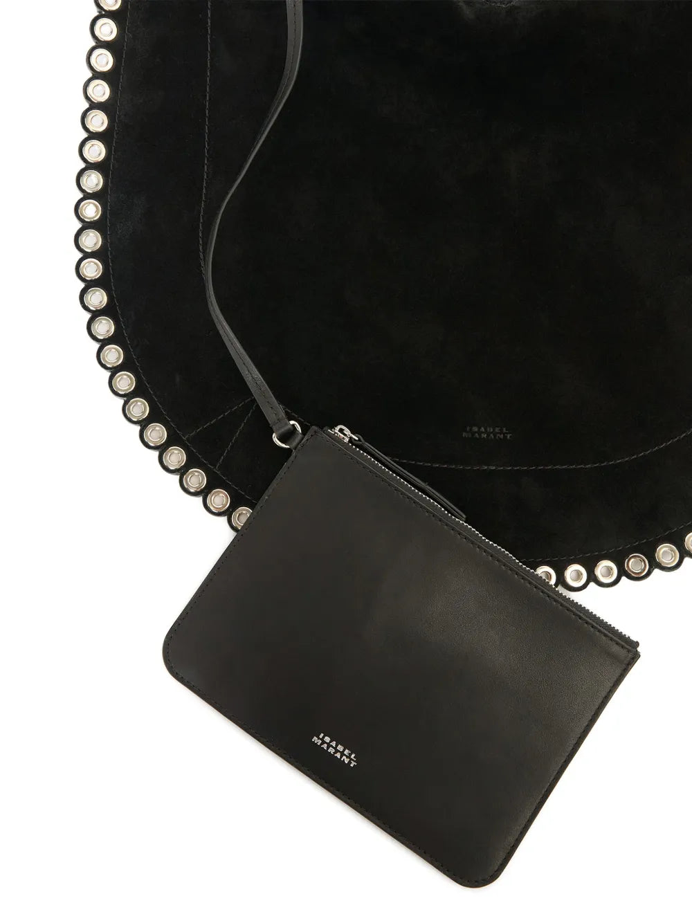 Isabel Marant Oskan Soft Studded Shoulder Bag