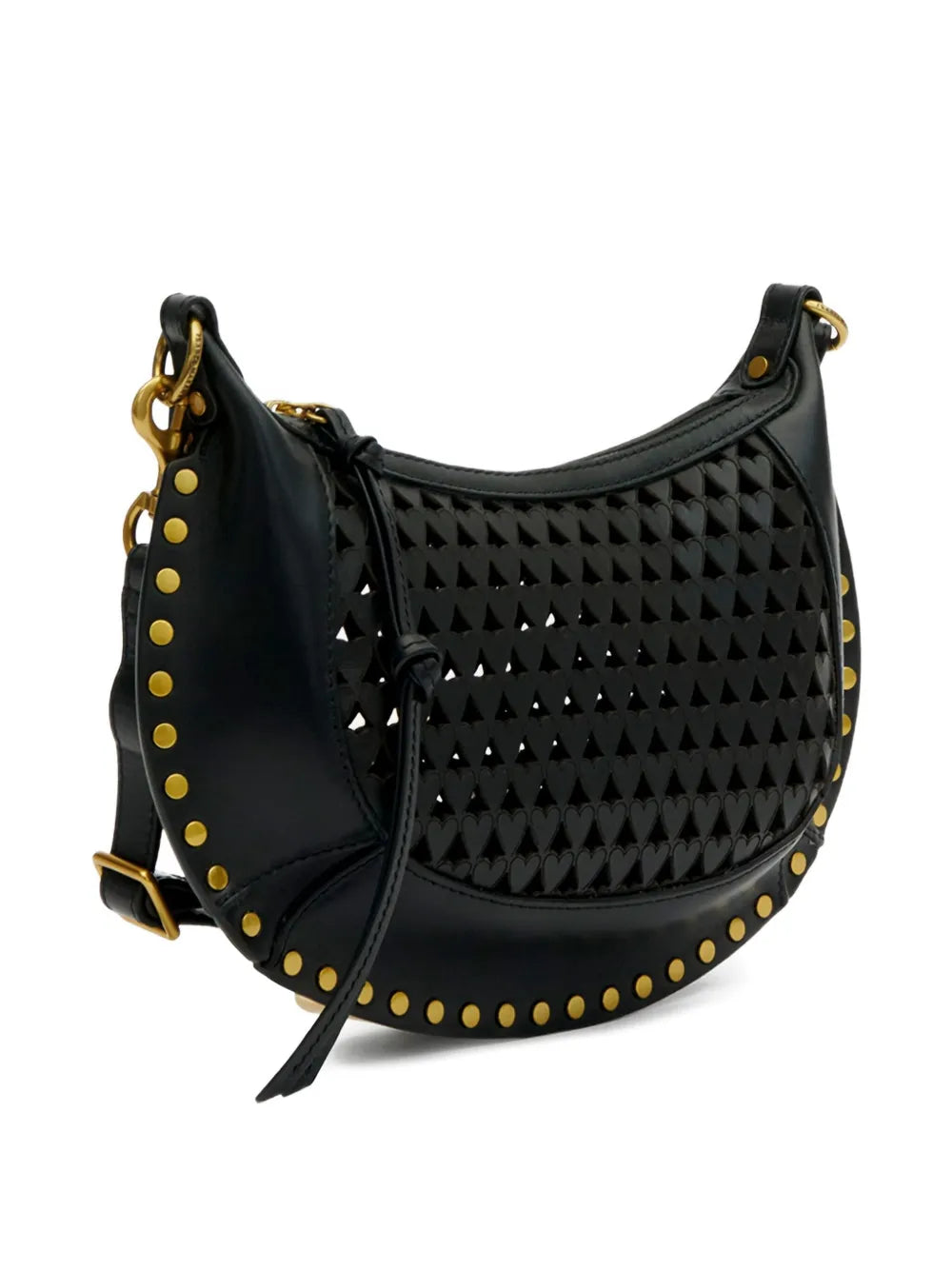 Isabel Marant Oskan Moon Leather Shoulder Bag