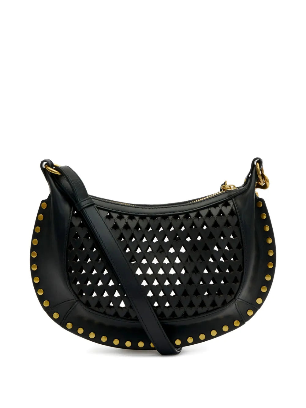 Isabel Marant Oskan Moon Leather Shoulder Bag