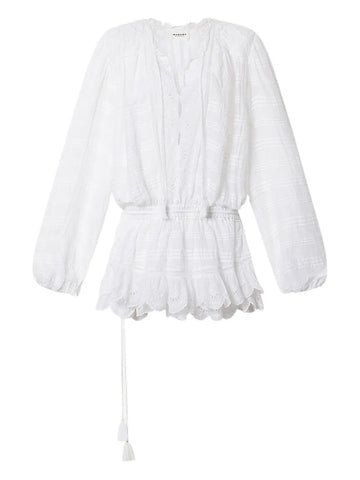 Marant Etoile Preya Laced Mini Dress