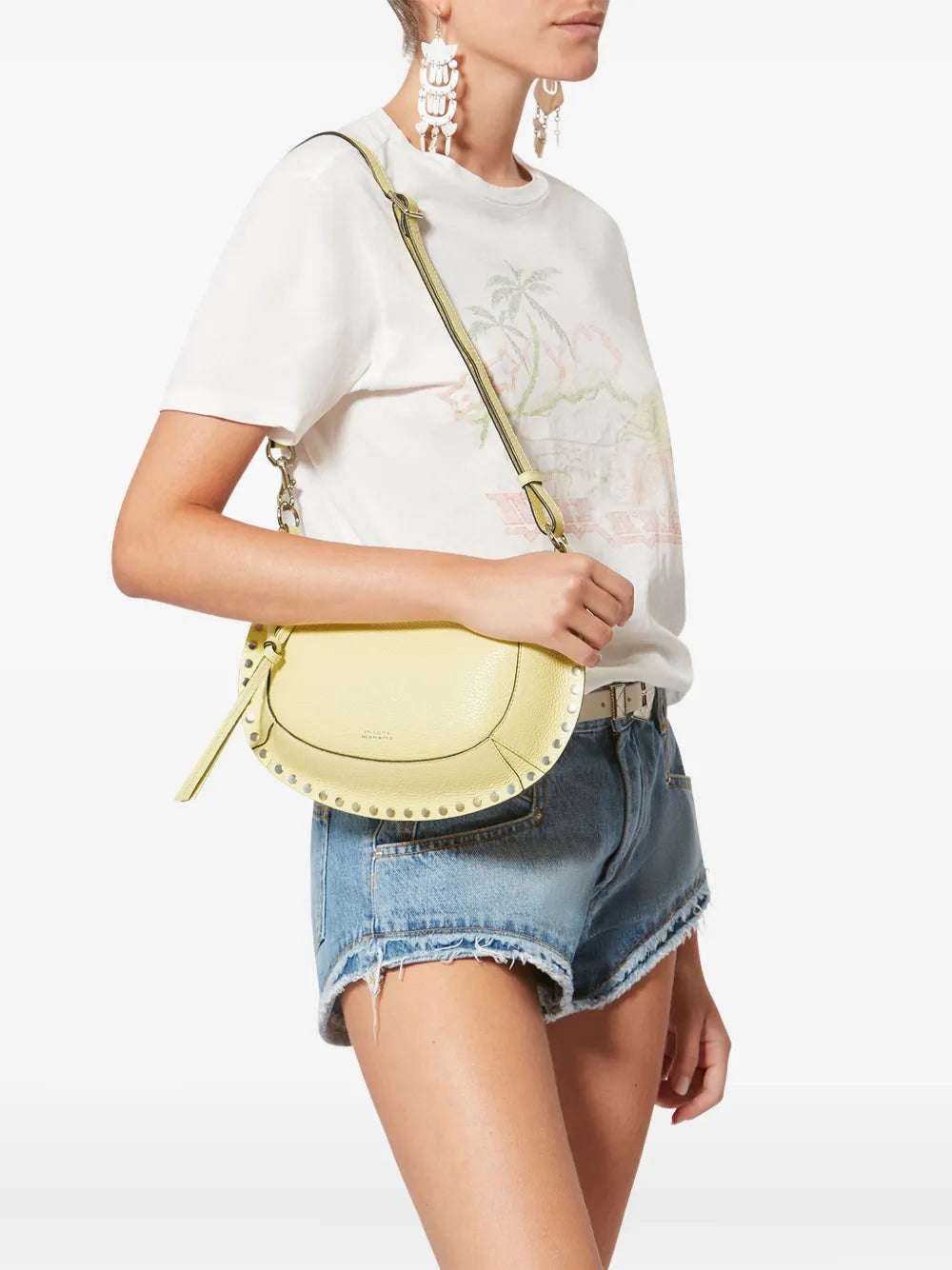 Isabel Marant Studded Leather Tote Bag