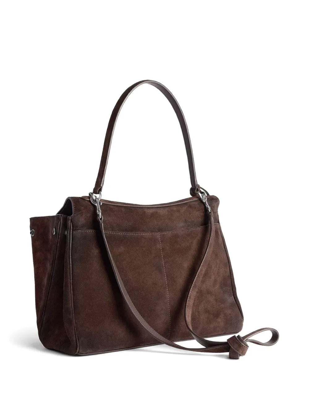 Balenciaga Rodeo Top Handle Suede Bag