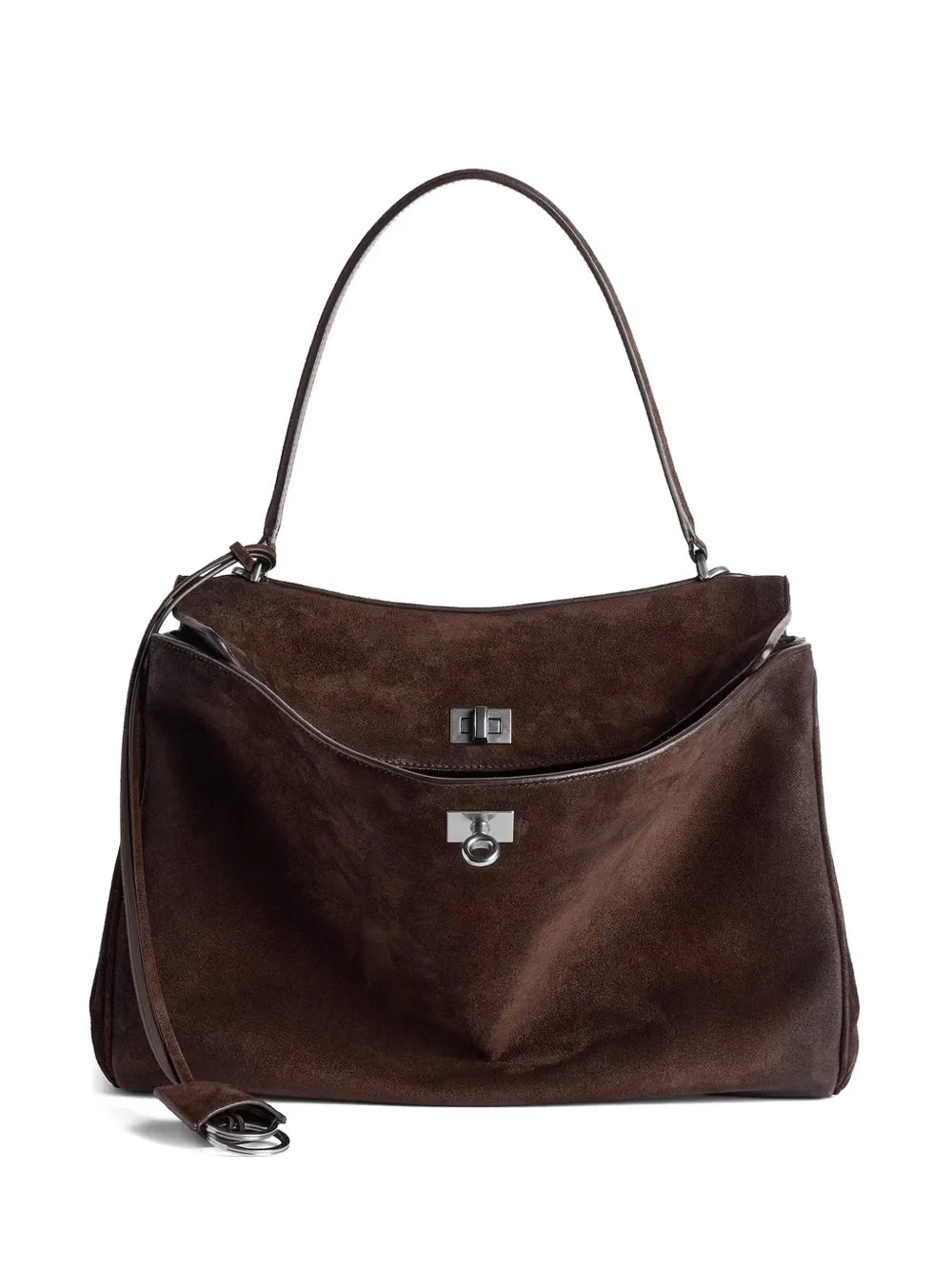 Balenciaga Rodeo Top Handle Suede Bag