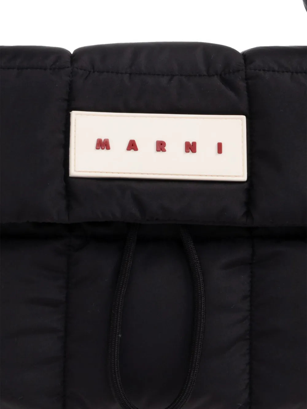 Marni Logo Patch Shoulder Bag