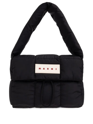 Marni Logo Patch Shoulder Bag