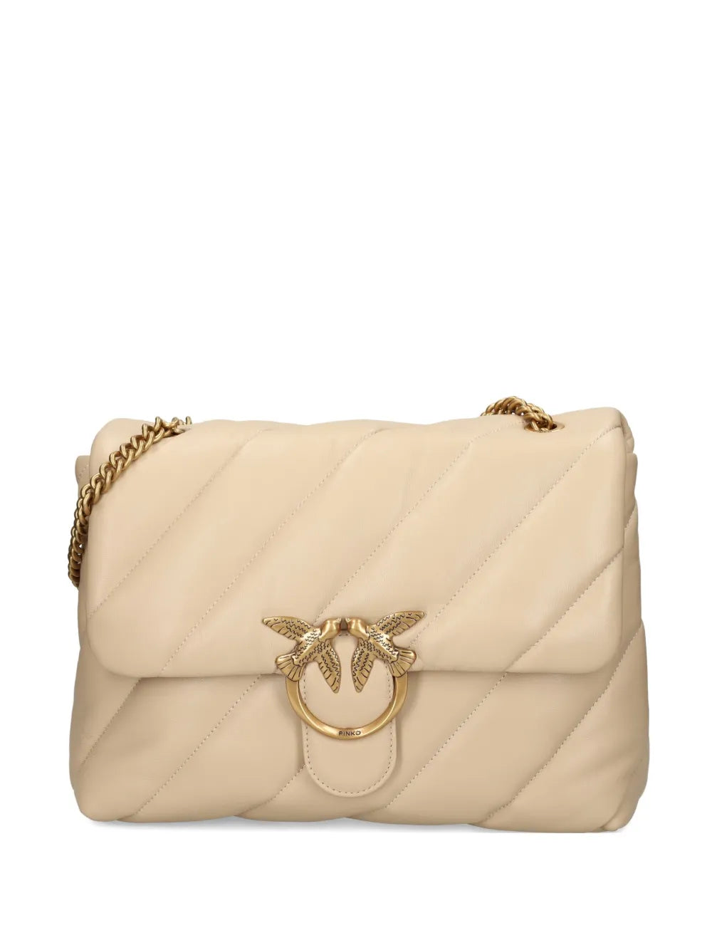 Pinko Medium Love Puff Chain Strap Shoulder Bag