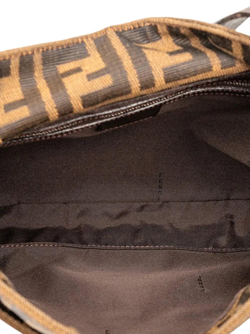Fendi Pre Owned 2000 2010 Zucca Canvas Shoulder Bag