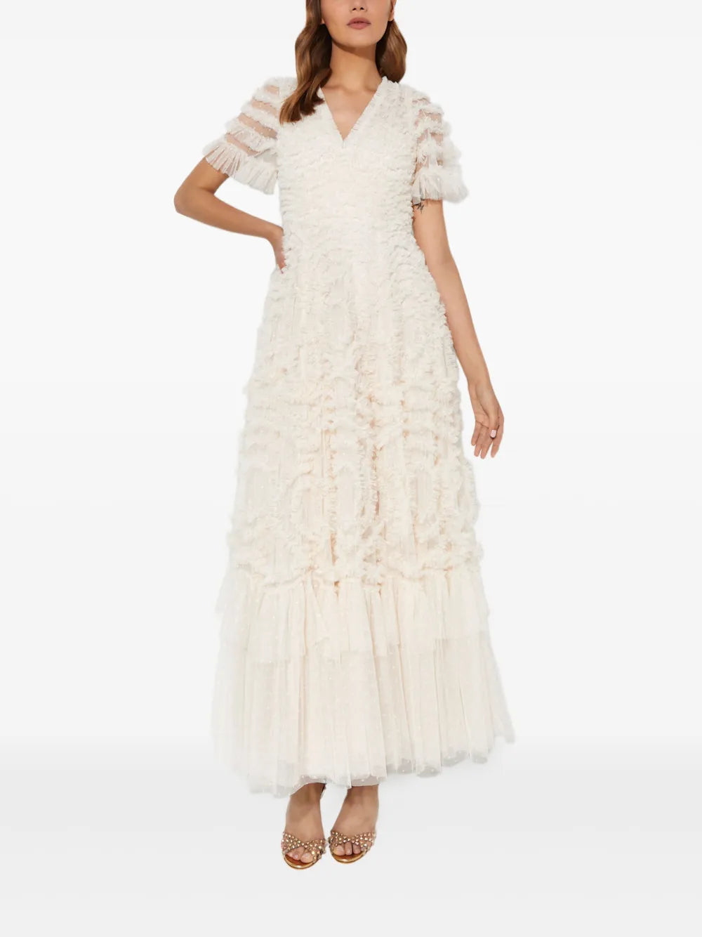 Needle Thread Verity Ruffled Maxi Dress