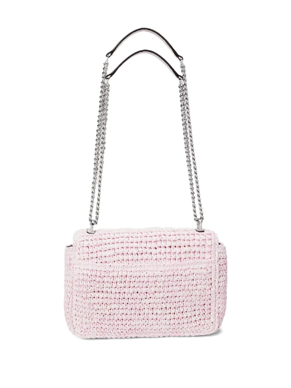 Lauren Ralph Lauren Sophee Straw Chain Strap Shoulder Bag