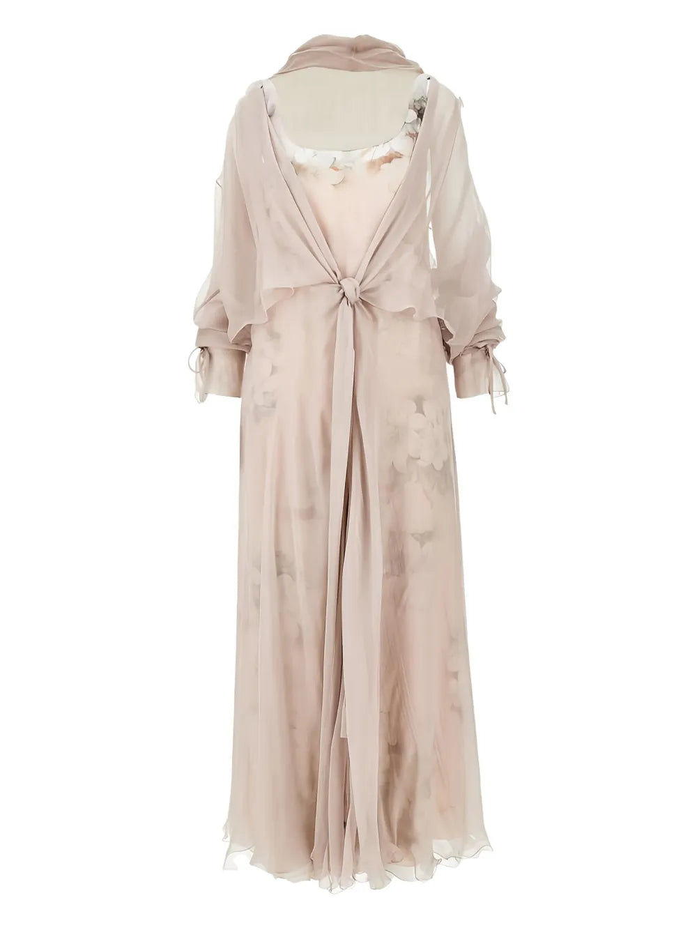 Alberta Ferretti Floral Print Midi Dress