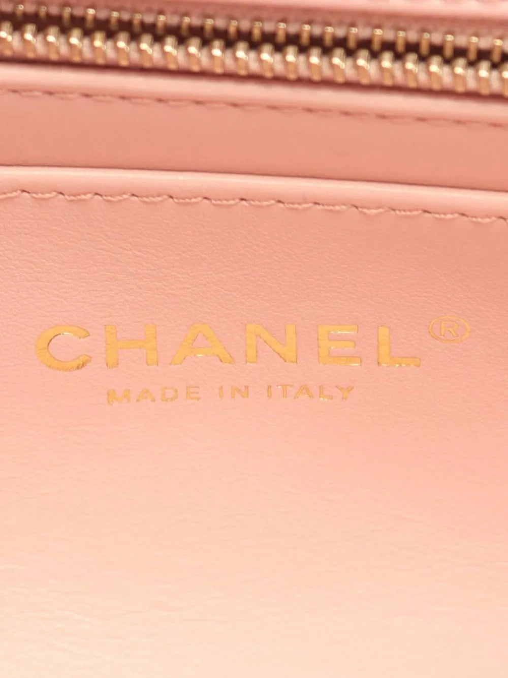 Chanel Pre Owned 2021 2025 Cc Quilted Lambskin Front Pocket Single Flap Shoulder Bag