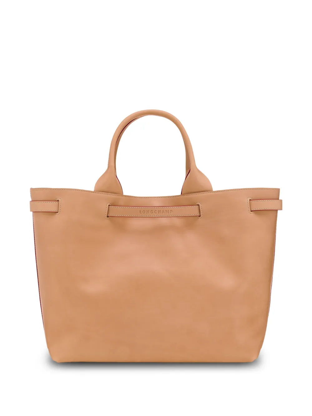 Longchamp Le Roseau L Leather Tote Bag