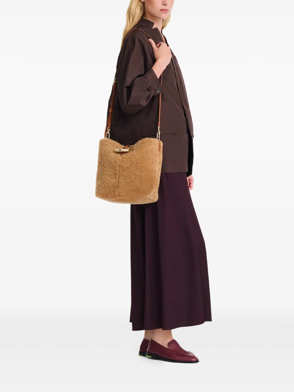 Longchamp Small Le Roseau Bucket Bag