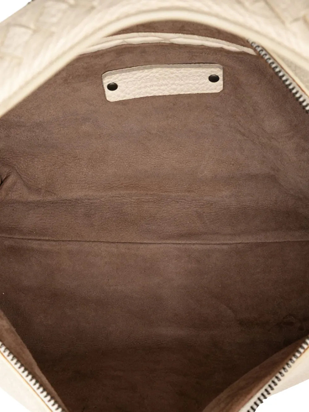 Bottega Veneta Pre Owned 2012 2025 Intrecciato Trimmed Cervo Hobo Bag